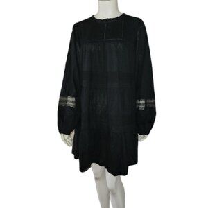 Old Navy Boho Embroidery Tunic Dress || Large Petite || EUC